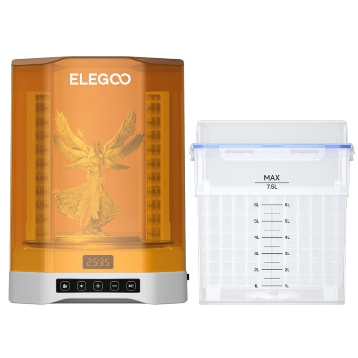 ELEGOO - Mercury Plus V3.0 - Máquina 3D de Curado y Lavado - Alta Precisión
