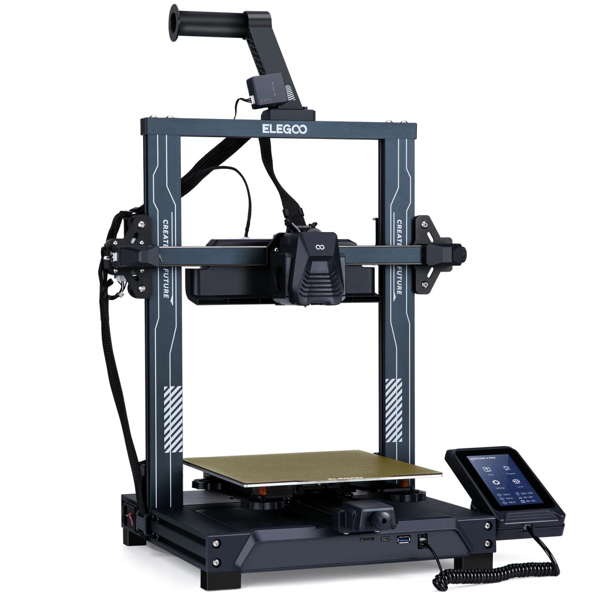 ELEGOO - Neptune 4 Pro Elegoo - Velocidad 500mms - Tamaño Imp 225x225x265mm - Impresora 3D -