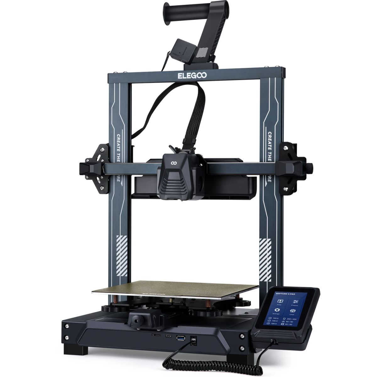 ELEGOO - Neptune 4 Pro Elegoo - Velocidad 500mms - Tamaño Imp 225x225x265mm - Impresora 3D -