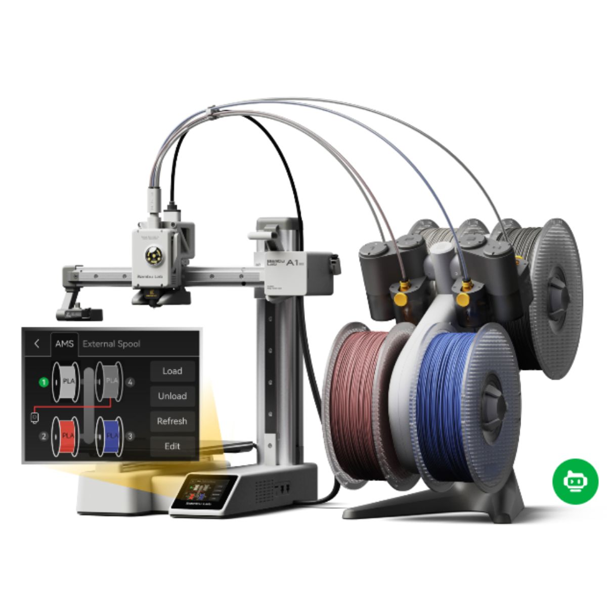 BAMBU LAB - Impresora 3D Bambu Lab A1 Mini Combo con Multimaterial y Alta Resolución