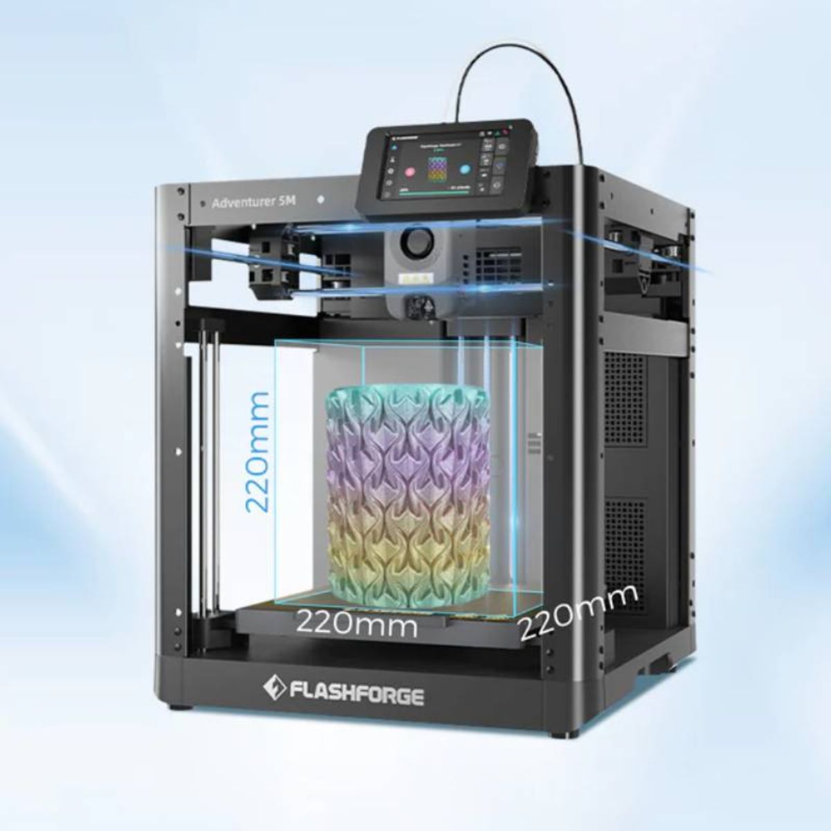 FLASHFORGE - Adventure 5M Core XY Flashforge - Tamaño Imp 220 x 220 x 220 mm - Impresora 3D