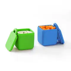 OMIELIFE - OmieDip - Set de Contenedores Herméticos para OmieBox® - Sea BlueGreen - Omie