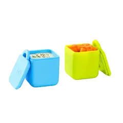 OMIELIFE - OmieDip - Set de Contenedores Herméticos para OmieBox® - BlueLime - Omie