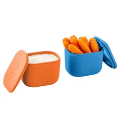 OMIELIFE - OmieBox UP Dip Containers - Set de Contenedores Herméticos para OmieBox UP® - BlueOrange - Omie