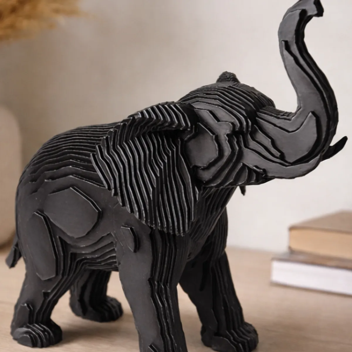 GENERICO - Escultura Decorativa- Elefante Majestuoso