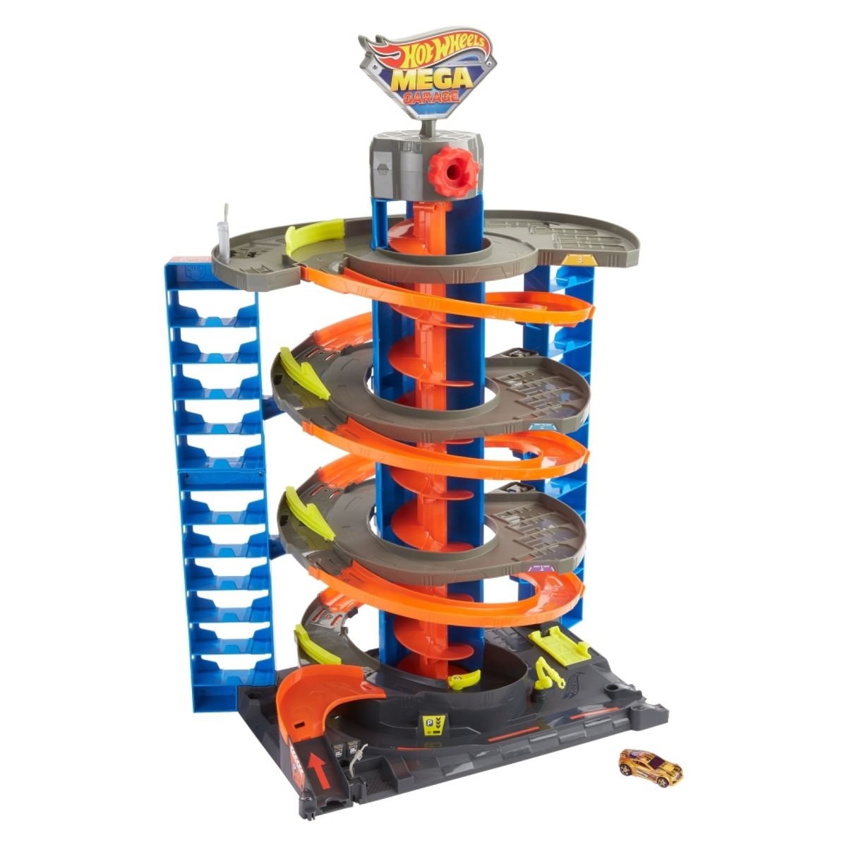 HOT WHEELS - Pista de Autos Mega Garage Hot Wheels