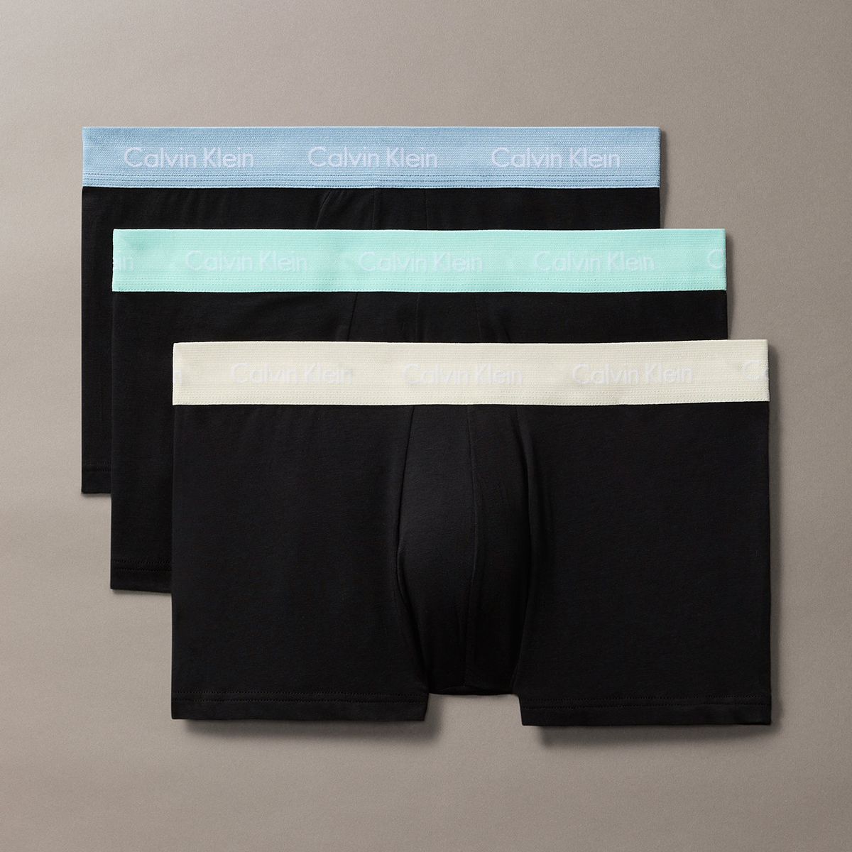 CALVIN KLEIN - Pack 3 Bóxers Trunk Cotton Strech Negro Calvin Klein