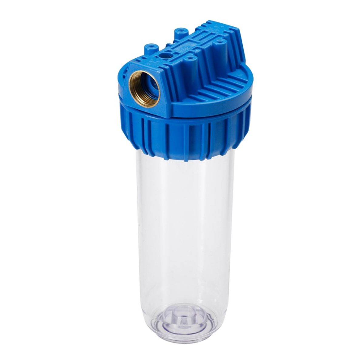 FLOWMAK - Carcasa para filtro 10x2,5 pulg 1x1 inserto bronce