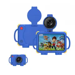 HARMONIK - Tablet Para Niños 7 Pulgadas 3g-32g Wifi Aplicaciones Con Funda Protectora Azul