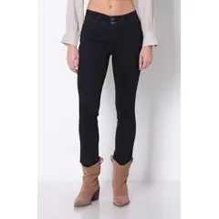 WADOS - JEANS MUJER SLIM ESCULTURAL TIRO ALTO PRETINA ANCHA 3 BOTONES