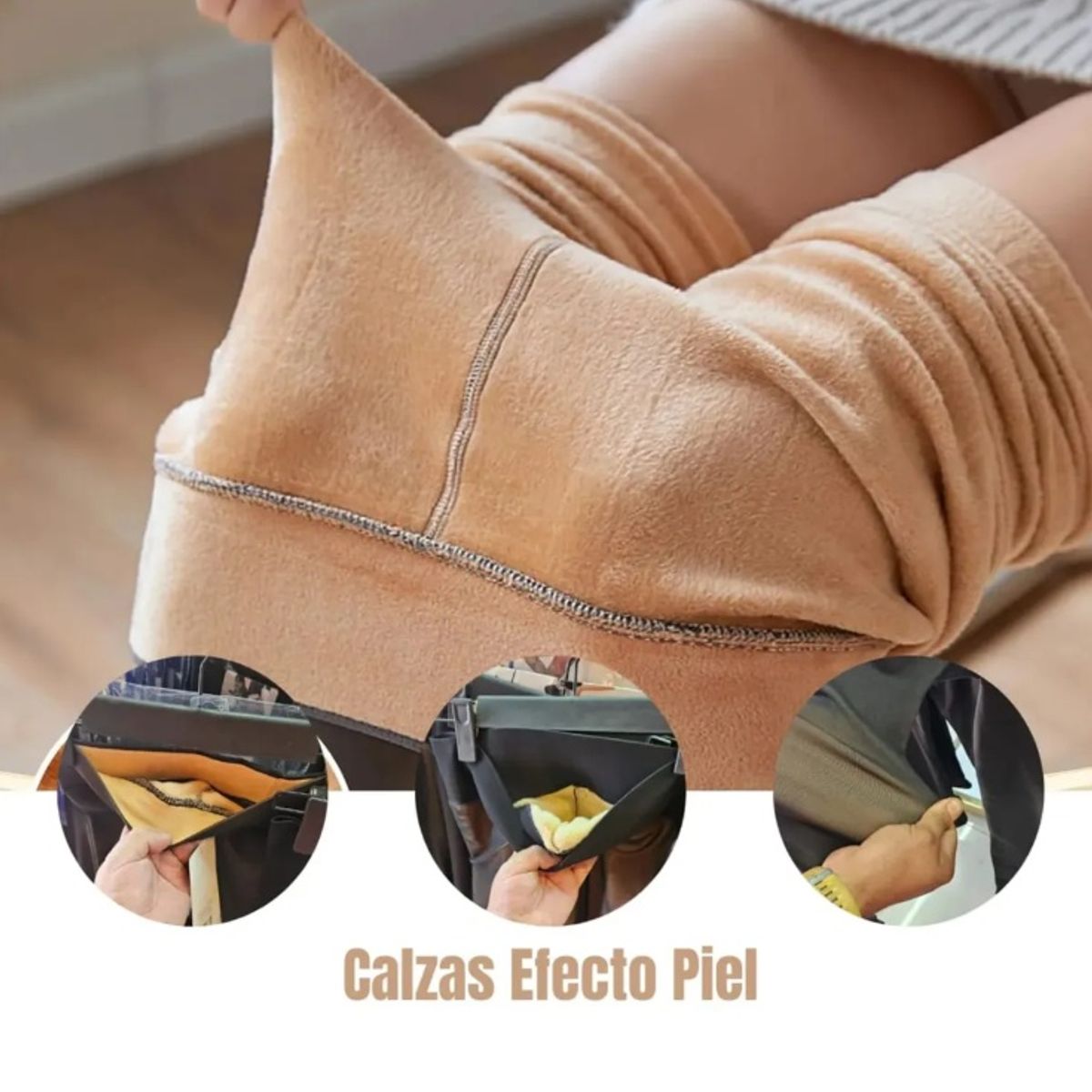 MOVI - Calza Efecto Piel  Comodidad y Estilo en Talla Única