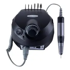 GENERICO - Torno NailStar 30000rpm Manicura Uñas Acrílicas Gel Negra Velocidad Ajustable BELUG