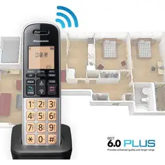PANASONIC - Teléfono Inalámbrico Con Dect 6.0, Pantalla Lcd