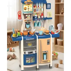 GENERICO - Cocina de Juguete Infantil 100cm con Sonido, Agua y 66 Accesorios
