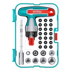 TOTAL - Set Destornillador Mango Tipo T 31 Piezas Tacsd30316