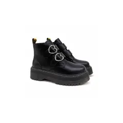 OMAS - Botin Mujer Urbanos Con hebilla Corazon