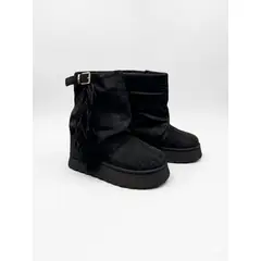 OMAS - Botas Mujer Boho Chic Con Flecos y Plataforma