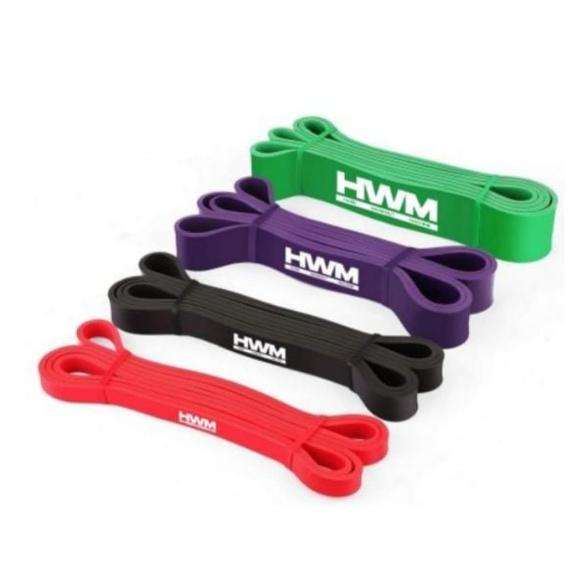 HWM - Set 4 Bandas De Resistencia Hwm/ Power Band Calistenia