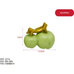 GENERICO - Adorno (FORMA DE MANZANA VERDE - 10CM*135CM) 39735