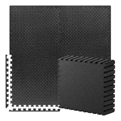GENERICO - Pack 6 Unidad Piso Deportivo Goma Eva Alfombra Tatami 60x60