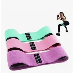 GENERICO - 3 Ligas Ejercicio Bandas Resistencia Gym Piernas Gluteos
