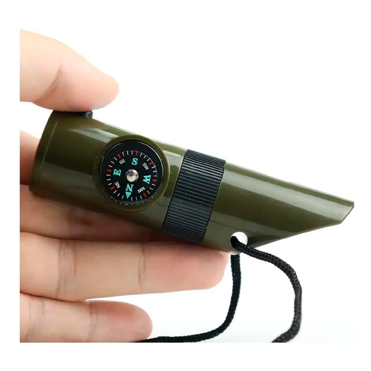 OFERTABKN - Silbato Brujula 7 En 1 Lupa Militar Multifuncion Emergencia