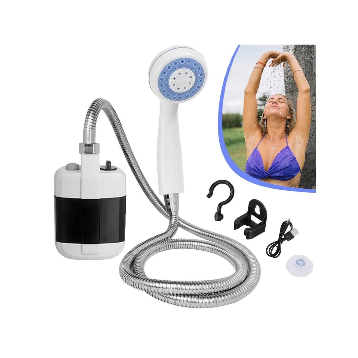 GENERICO - Ducha Regadera Portátil Para Exteriores Camping Aire Libre