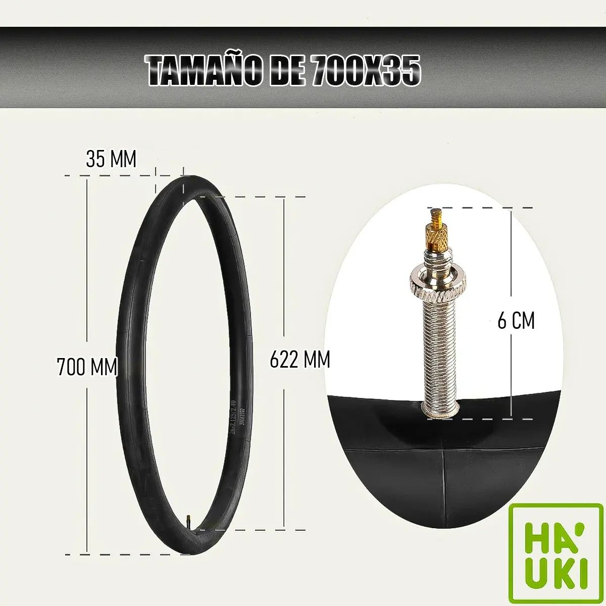 GENERICO - Camara Bicicleta Camara Para Bicicleta 700x35 Camara Bici