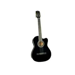 VALENCIANA - Guitarra Electroacústica Black 39 con Funda