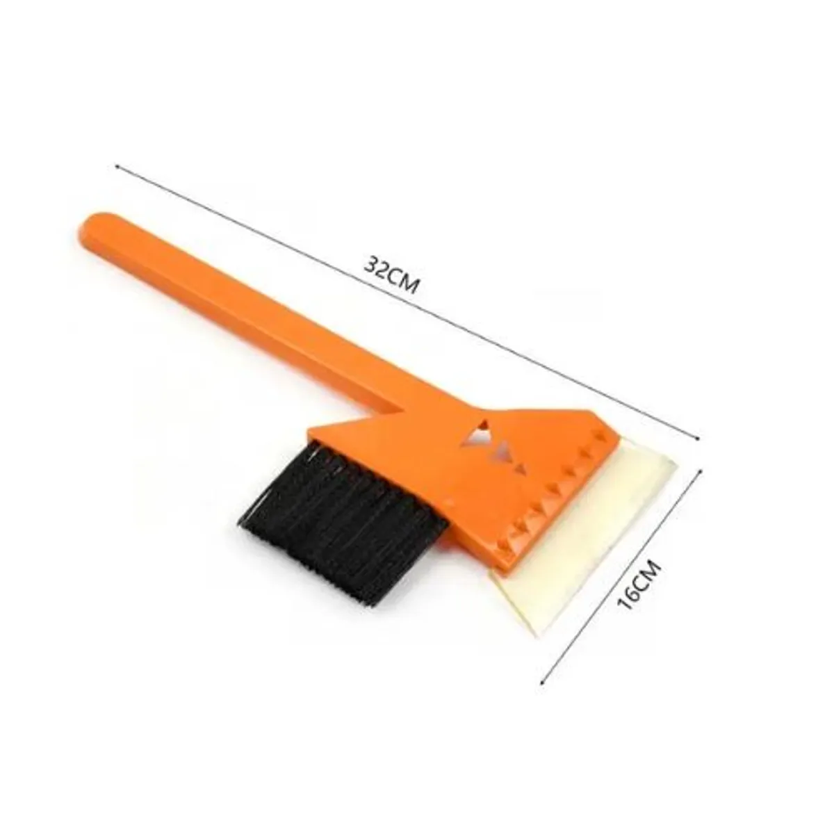 GENERICO - LIMPIADOR DE VENTANAS PARA AUTO 2 EN 1 32CM