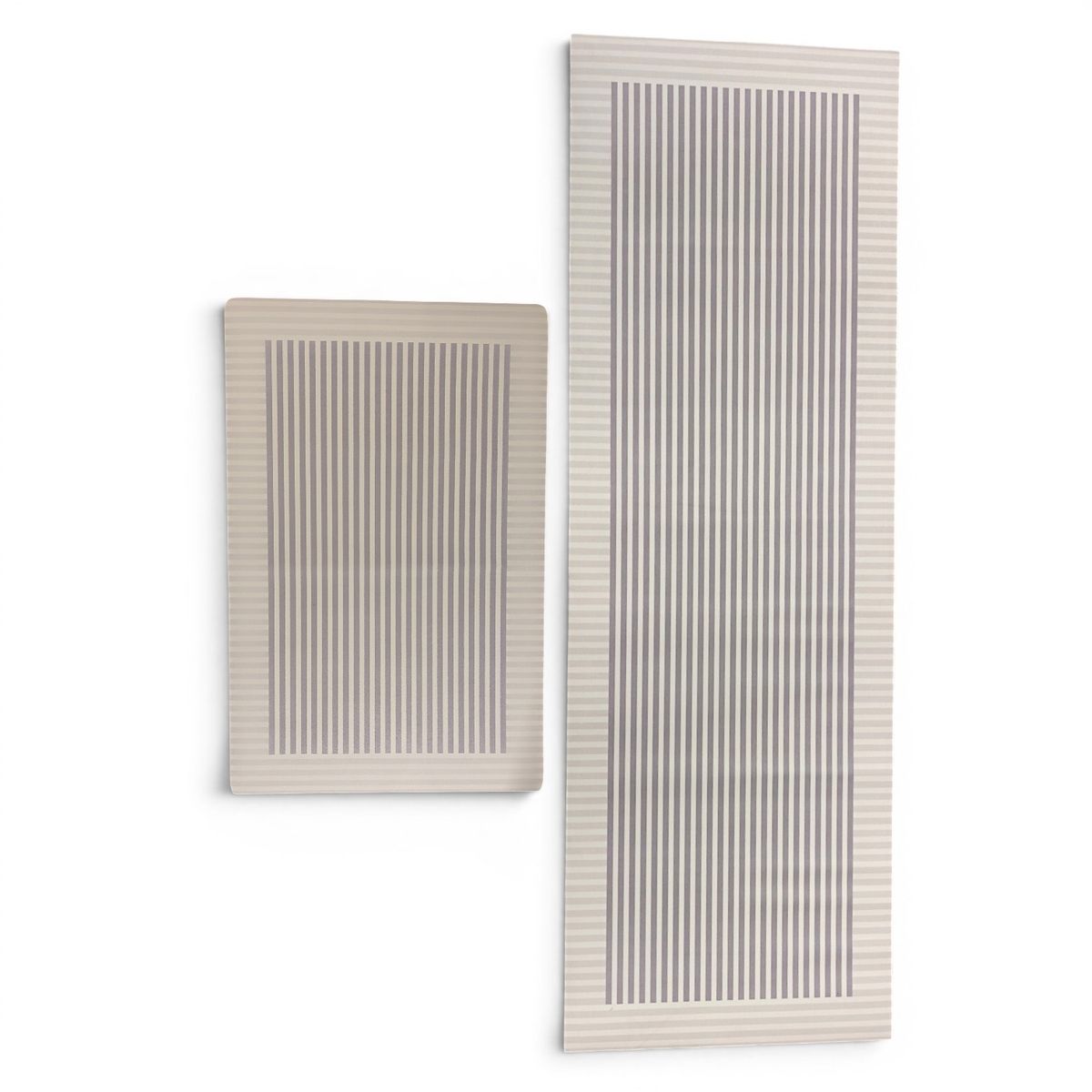 GENERICO - Set de 02 alfombra de cocina impermeable de Cuero M53