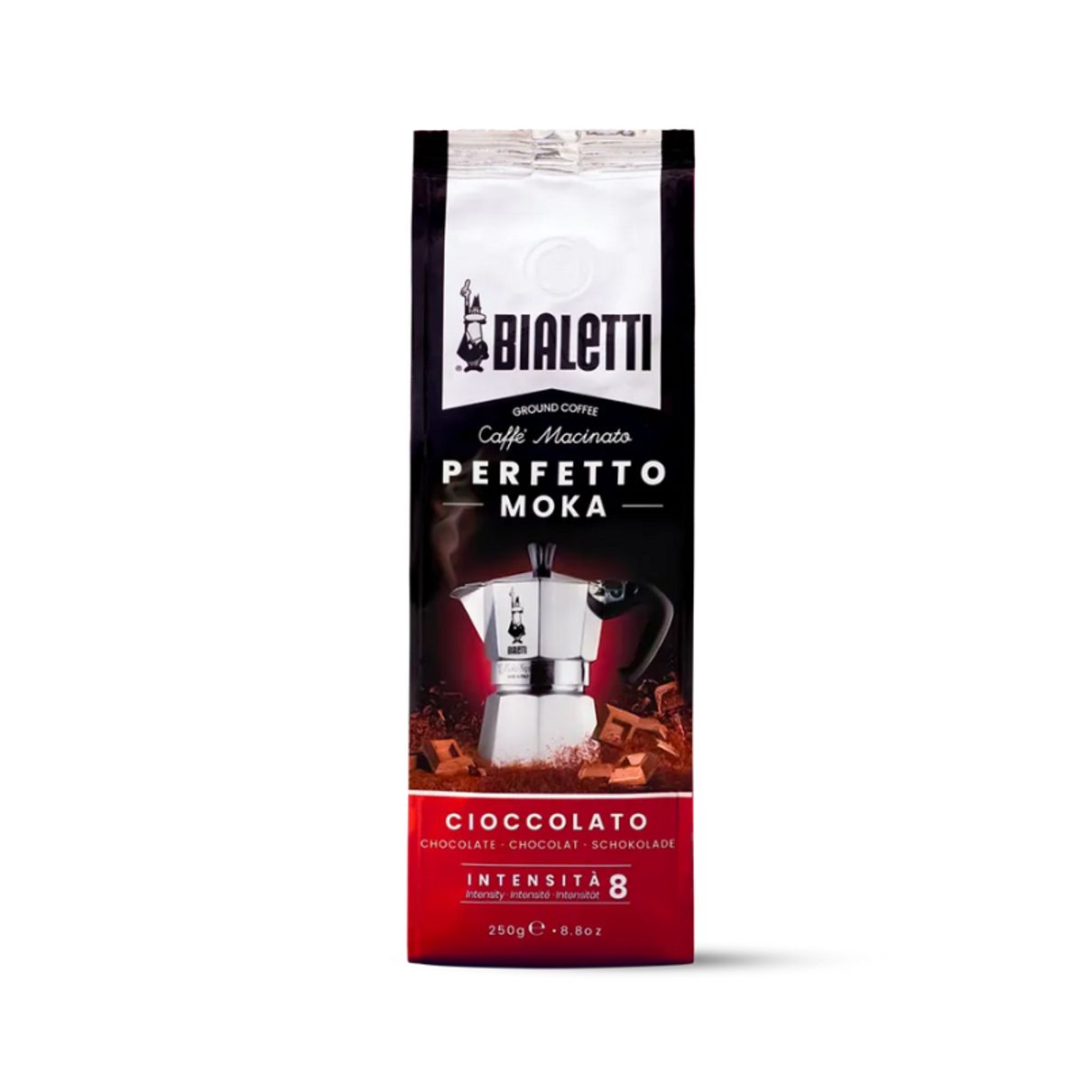 BIALETTI - Café Molido Perfetto Moka Chocolate 250grs Bialetti