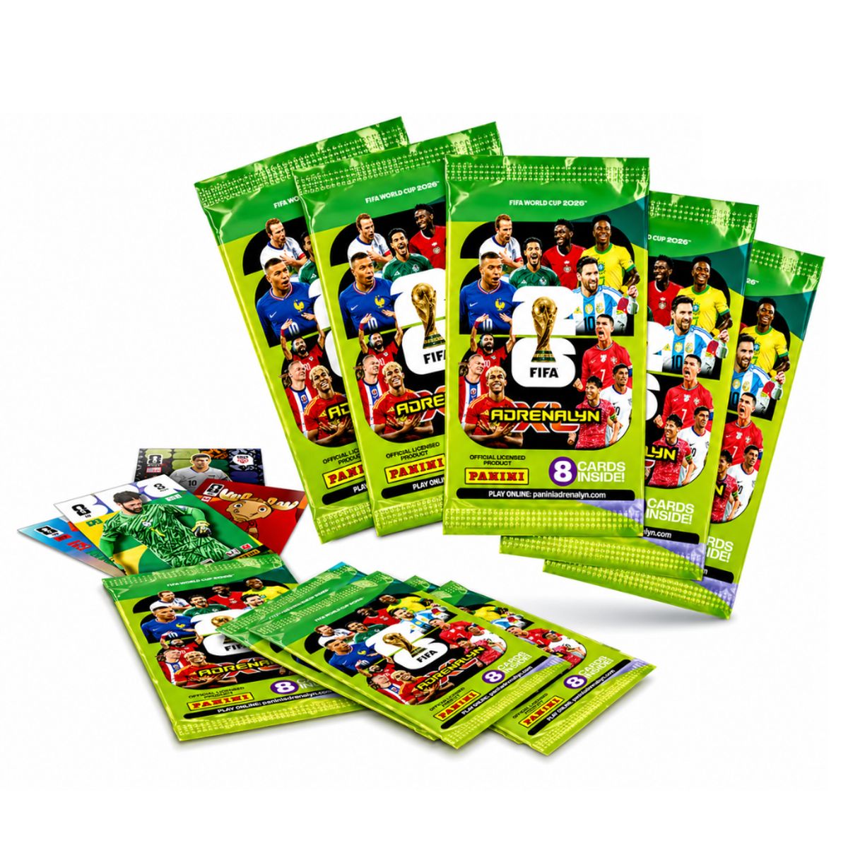 PANINI - Pack 12 Sobres De Cartas - Fifa World Cup 2026 Adrenalyn Xl