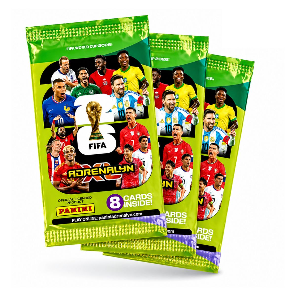PANINI - Pack 12 Sobres De Cartas - Fifa World Cup 2026 Adrenalyn Xl