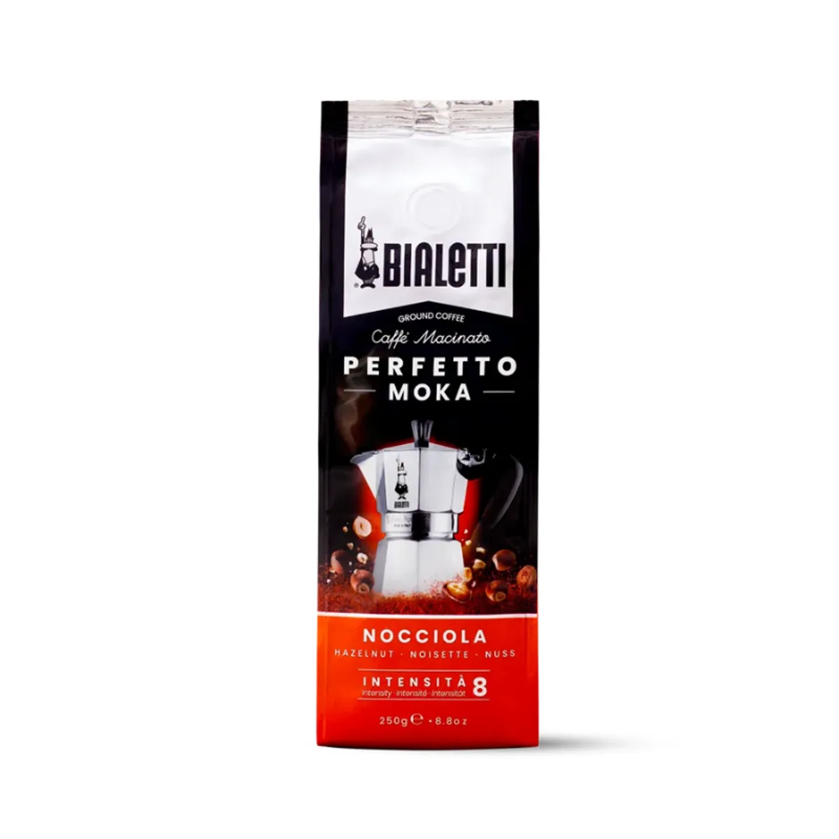 BIALETTI - Café Molido Perfetto Moka Avellanas 250grs Bialetti