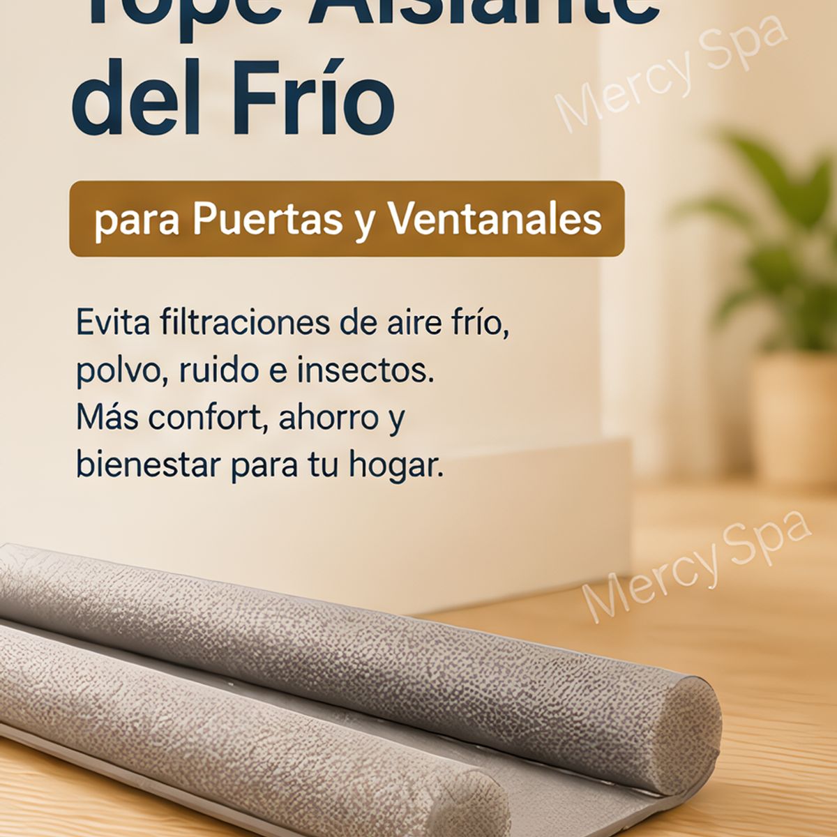MOVI - Tope Aislante para puertas doble rollo