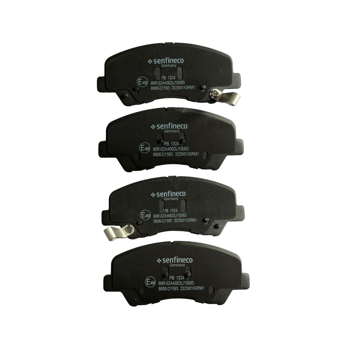 Pastillas de freno Delanteras Kia Rio 4 1.4 2012-2018 Senfineco Alemanas, marca GENERICO - Foto Principal