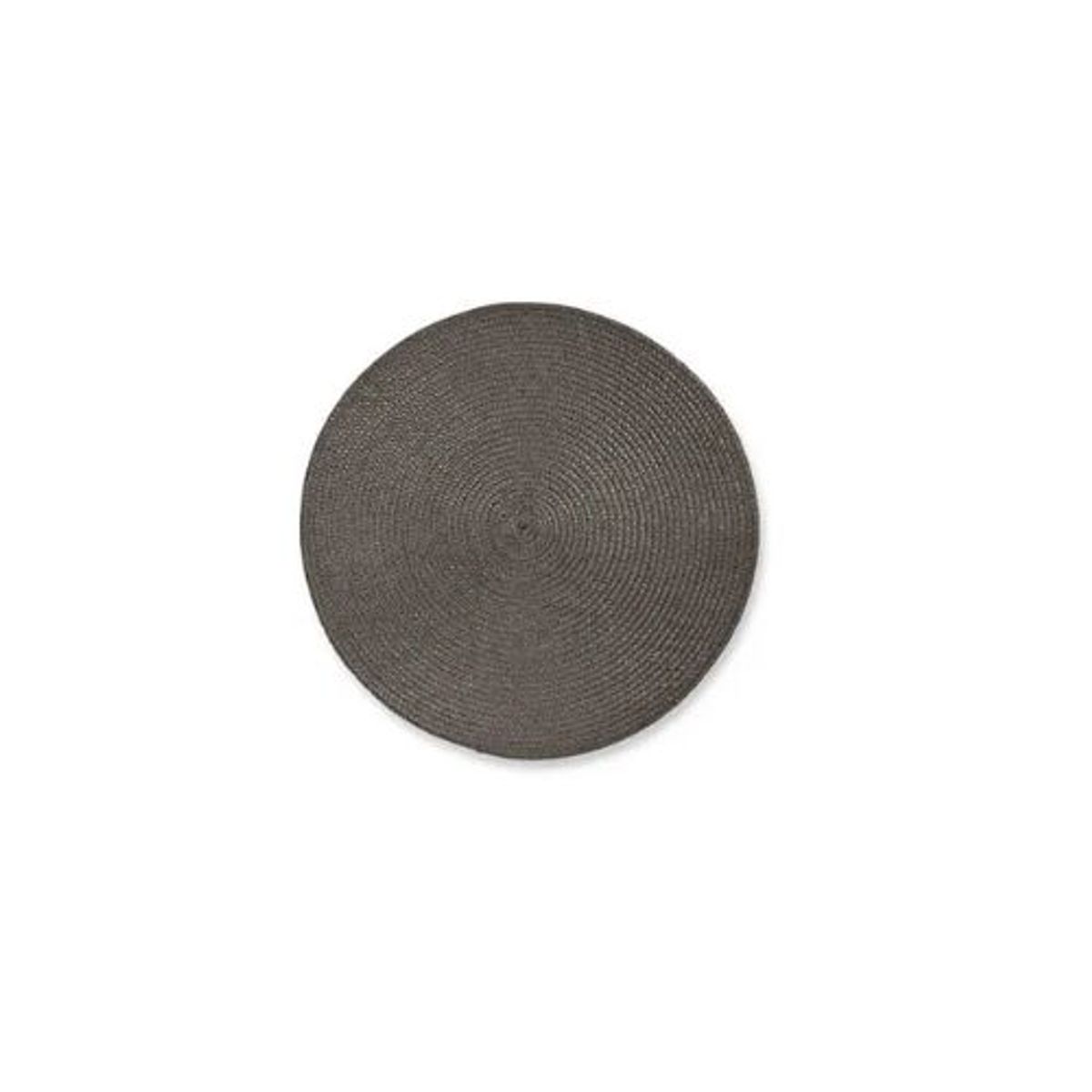 GENERICO - MANTEL INDIVIDUAL REDONDO MARRON OSCURO 38CM