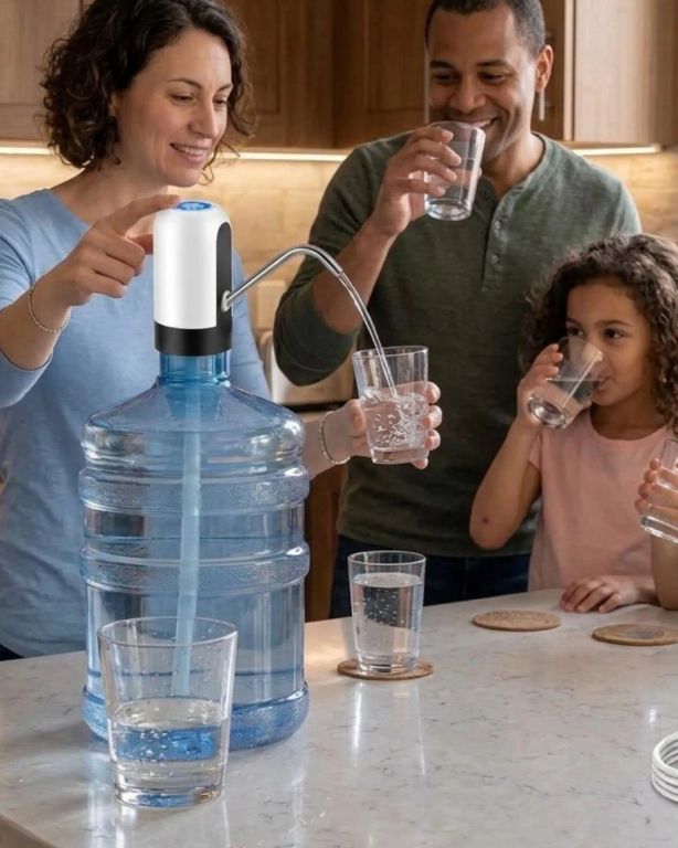 GENERICO Dispensador de Agua Eléctrico Recargable One Touch y Portátil1