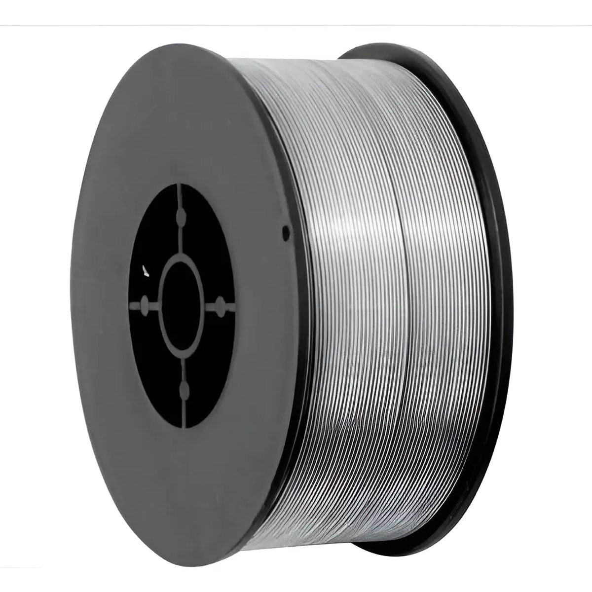 GENERICO - Alambre Mig Sin Gas Flux 1.0mm Carrete 1 Kilo Color Gris
