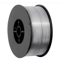 GENERICO - Alambre Mig Sin Gas Flux 1.0mm Carrete 1 Kilo Color Gris