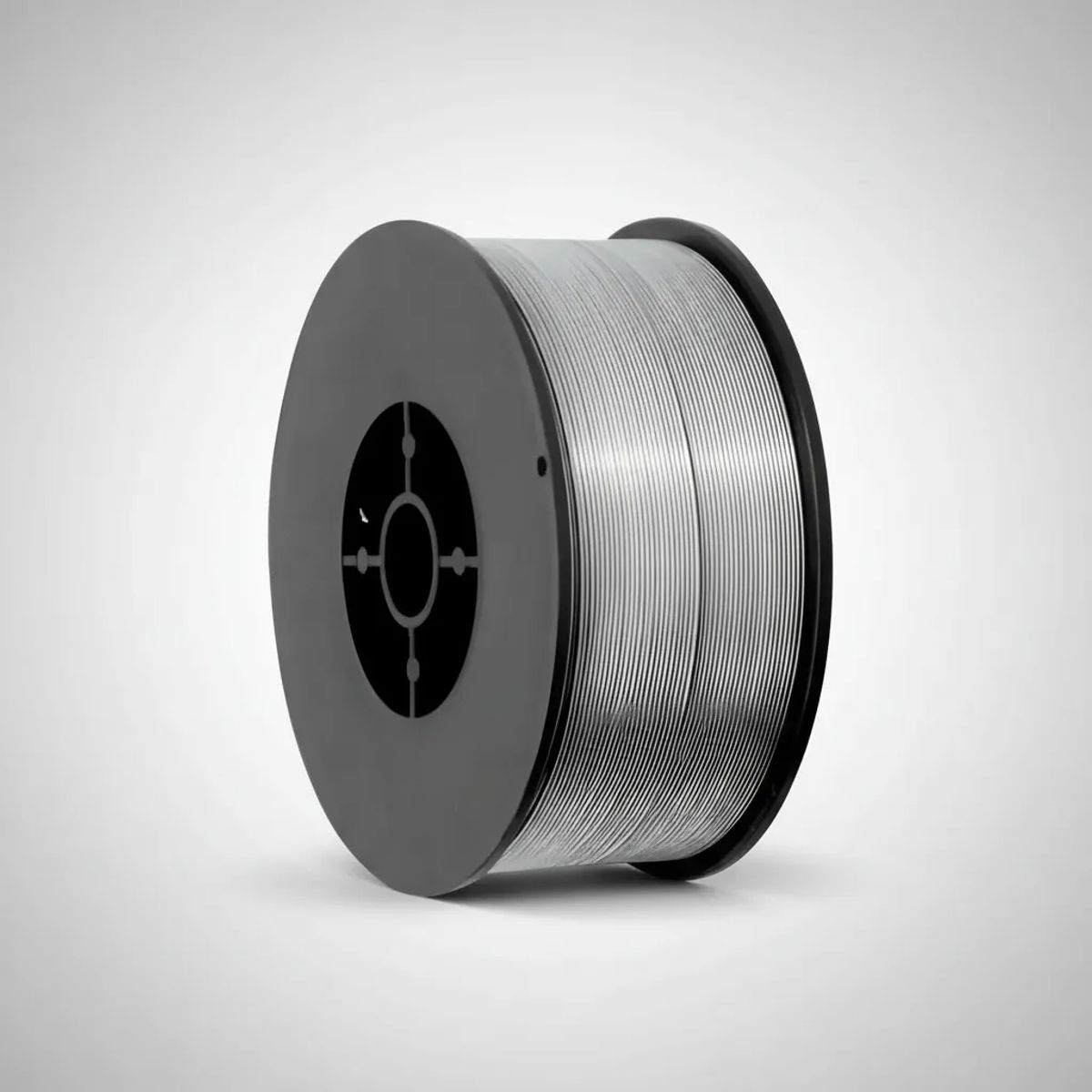 GENERICO - Alambre Mig Sin Gas Flux 1.0mm Carrete 1 Kilo Color Gris
