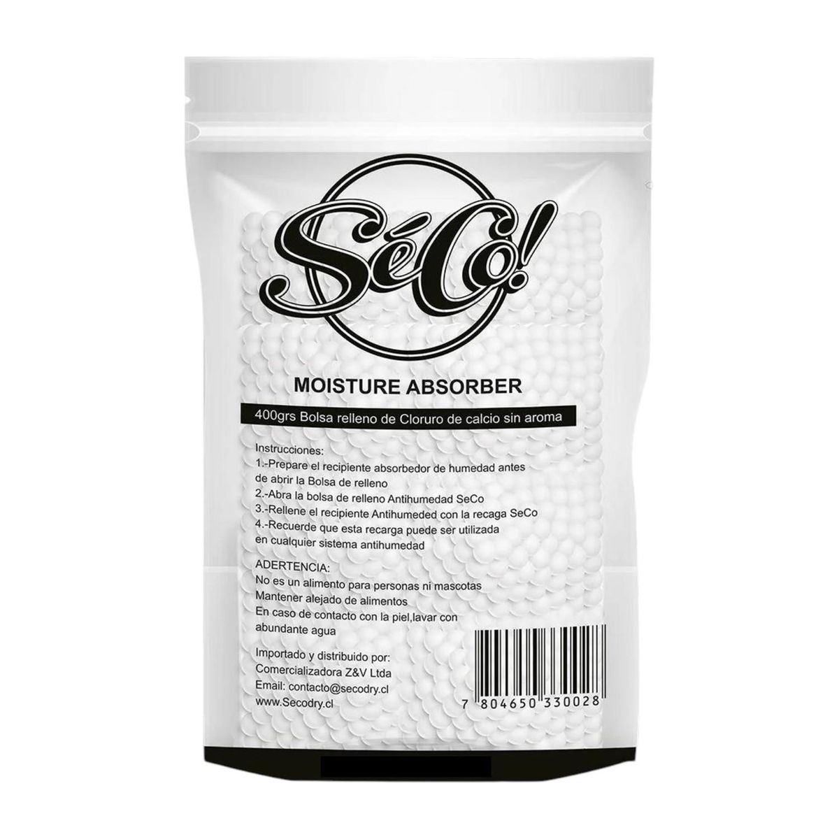 GENERICO - Recarga Antihumedad 400g SecoDry Clóset Hogar