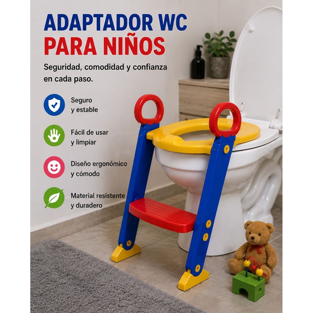 Adaptador WC para niños, marca MOVI - Foto Principal