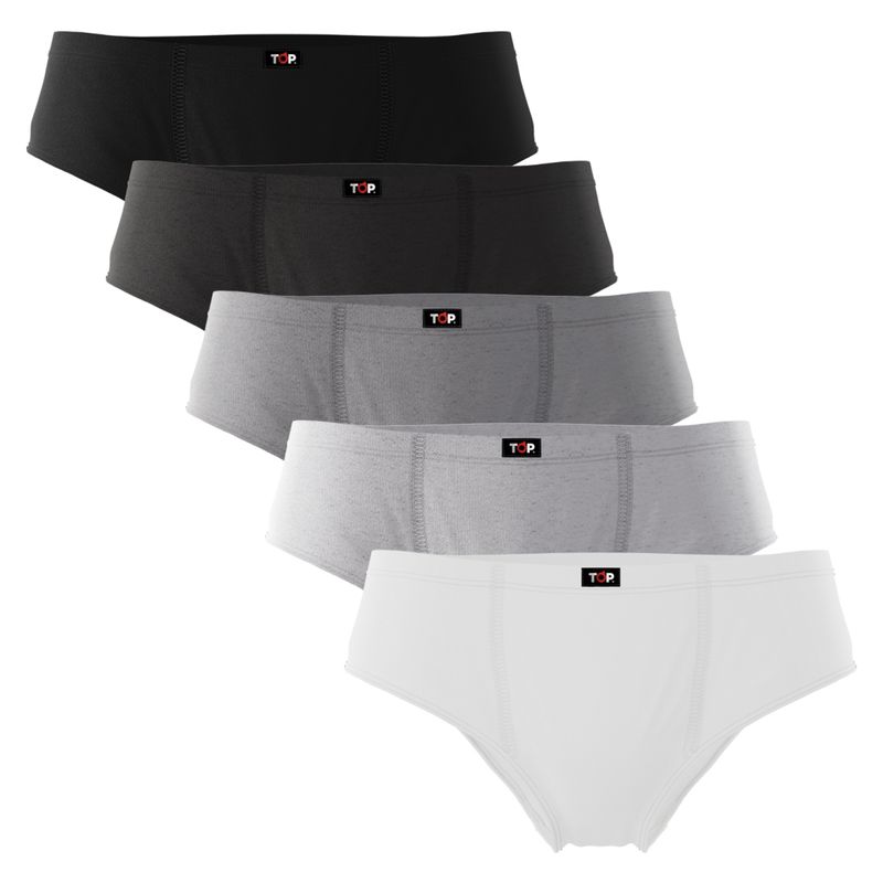 TOP - Pack De 5 Slip Algodón Hombre Top