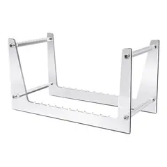 GENERICO - Estante Transparente Almacenamiento Discos Vinilo 34.5x19cm BELUG