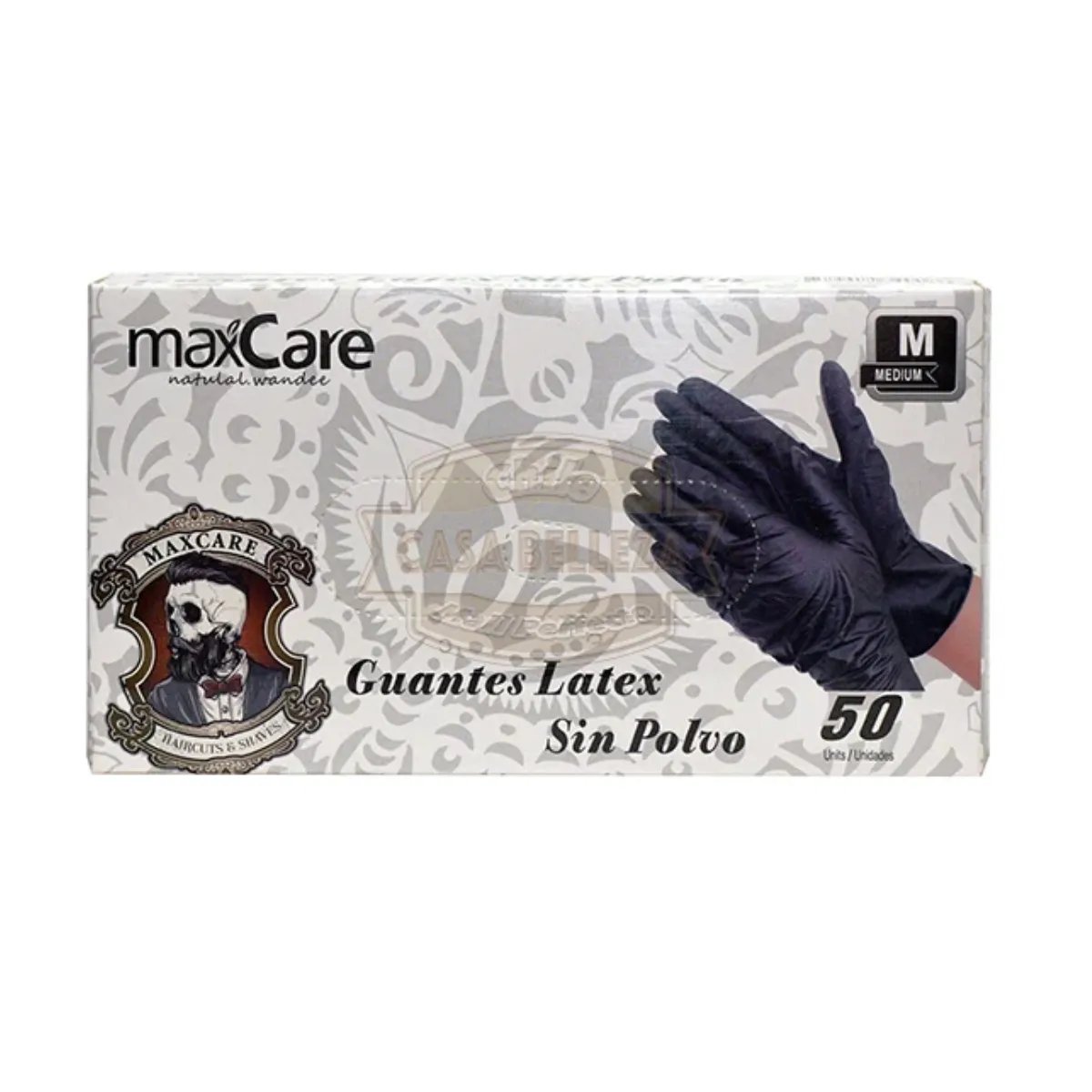 GENERICO - Pack 5 Guantes Desechables Goma 50 Unidades