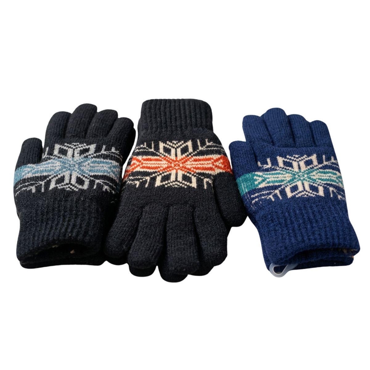 EKOL TACTICA MILITAR - Pack 3 Guantes De Lana Térmico Con Chiporro Surtidos