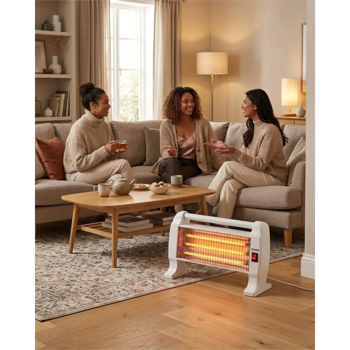 GENERICO - Calefactor De Cuarzo Kendal Kc-1200 de 1200 watts