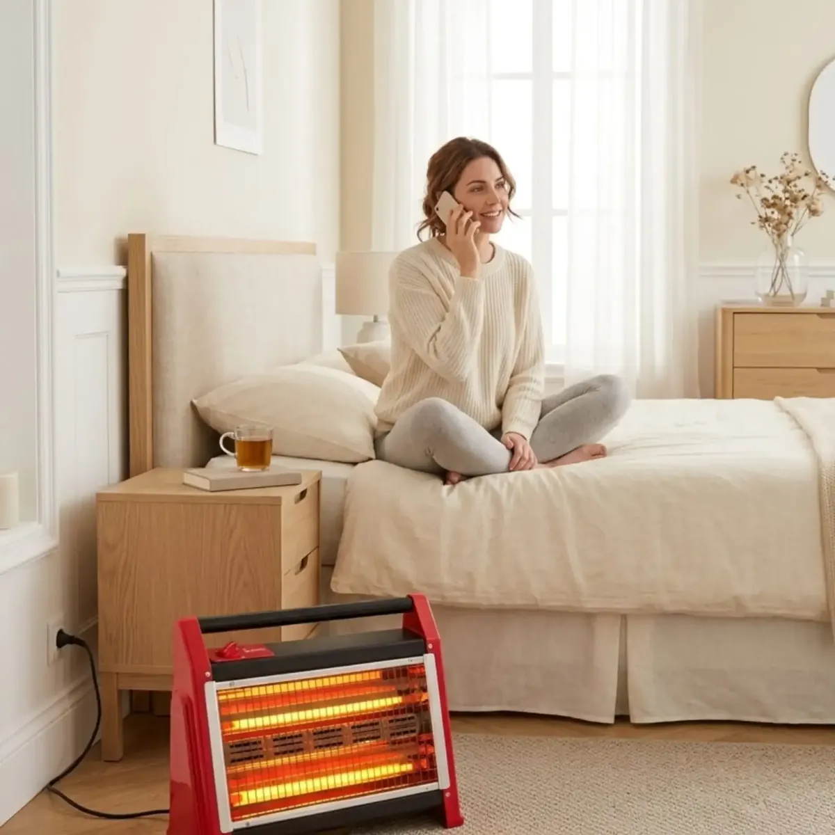 GENERICO - Calefactor Electrico Kendal Kc-160as Cuarzo 1600w